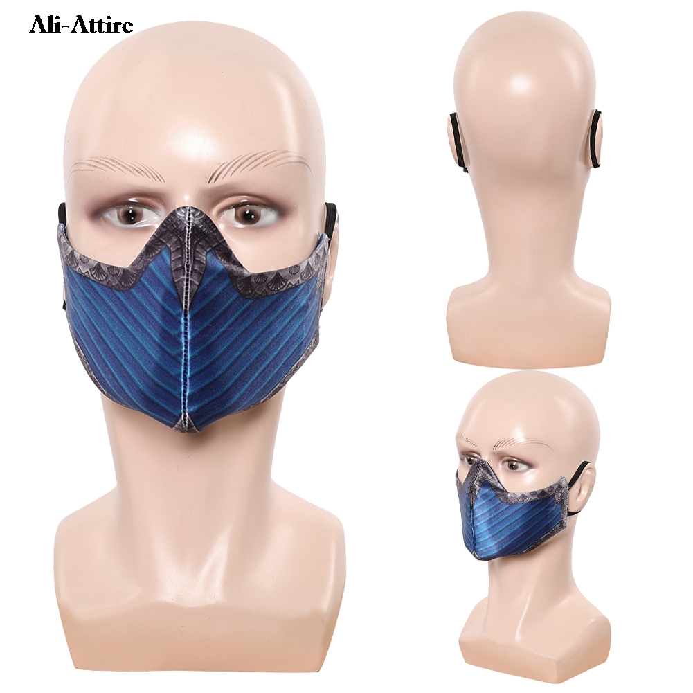 Women'S Accessories Clothing - モータルコンバット 2 キタナブルーマスクヘルメット仮装ヘッドバンドハロウィン衣装パーティースーツファンタジー衣類アクセサリー小道具