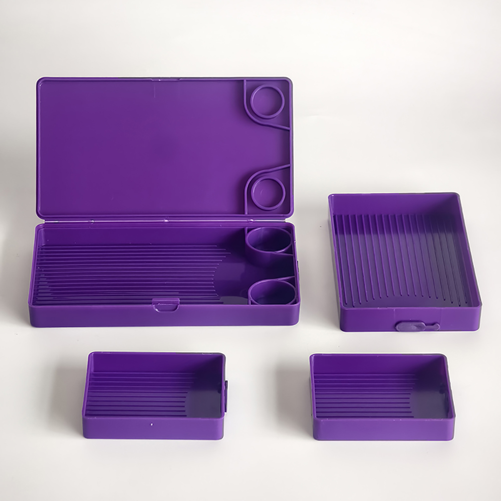 蓋付きダイヤモンドペインティングトレイ、積み重ね可能な収納樹 - Women Accessories Box のレビューと価格