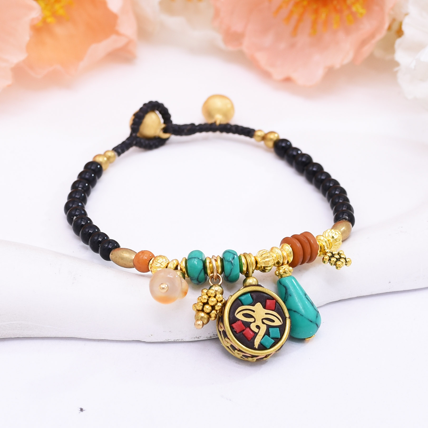 女性用カザフスタン・ネパールエスニックスタイル手織りロープ樹 - Women Accessories Nepal のレビューと価格