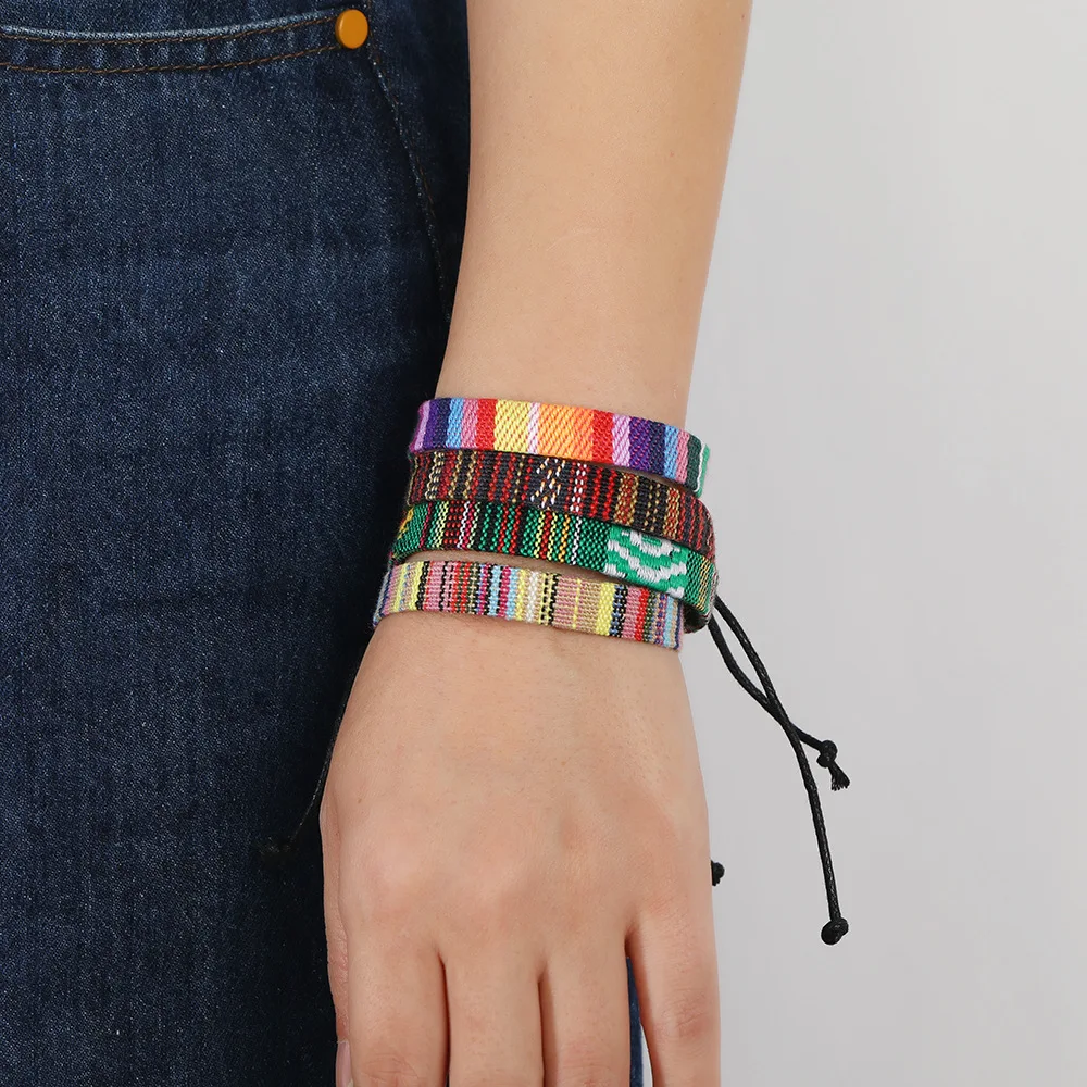 女性と男性のためのカラフルなネパルブレスレットセット,エスニ - Women Accessories Nepal のレビューと価格