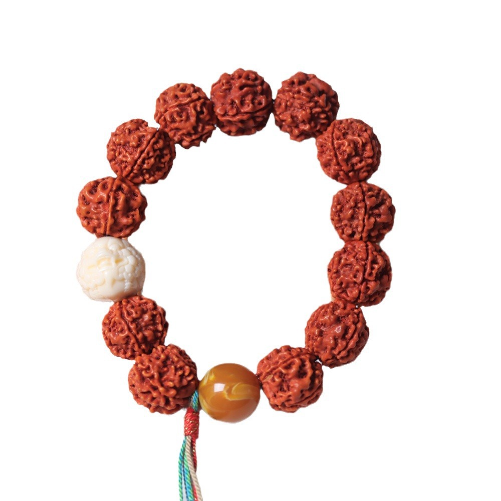 ネパール五弁フルミートドラゴン模様金剛菩提樹の種ブレスレット - Women Accessories Nepal のレビューと価格