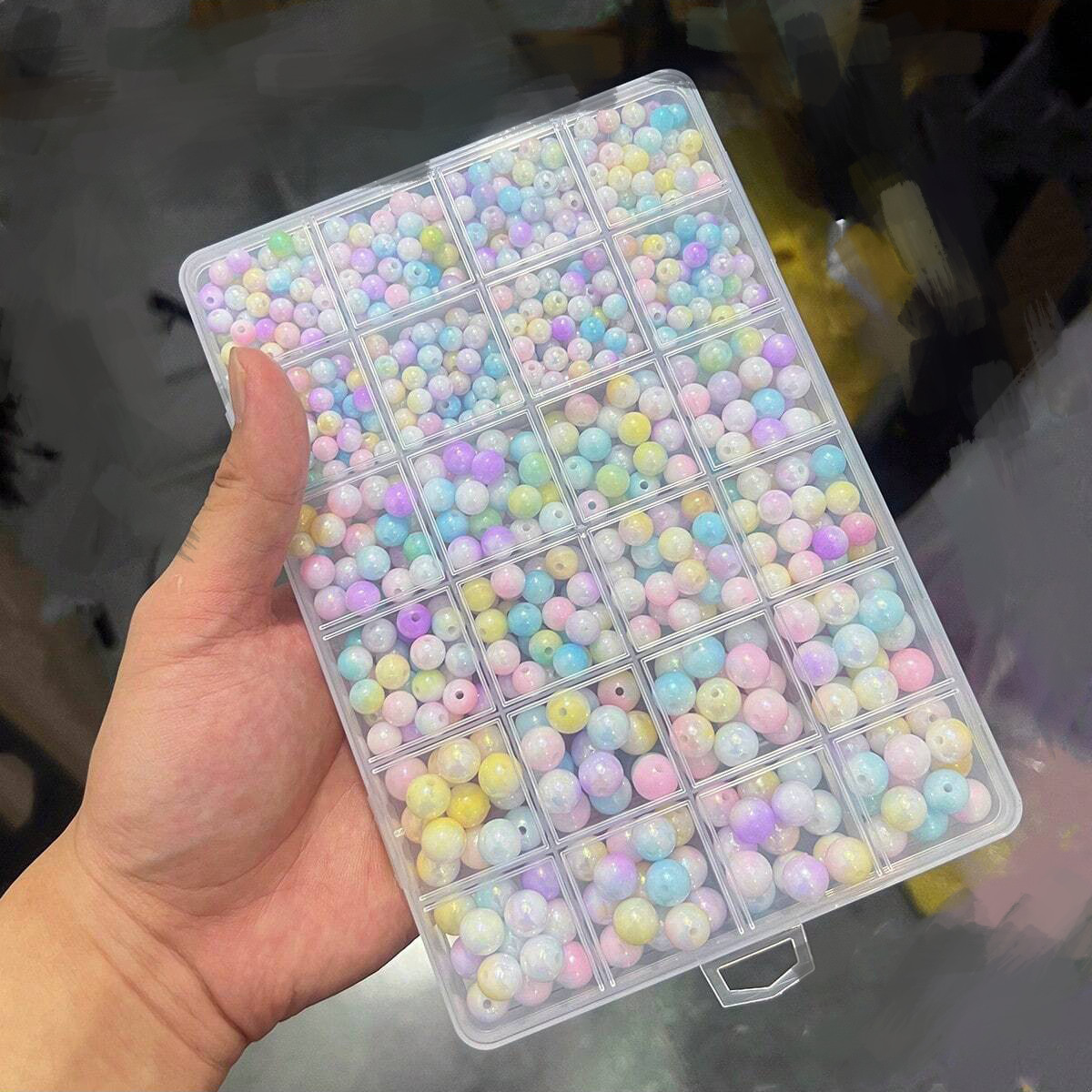 800個/24グリッドセットボックス 6mm/8mm/10m - Women Accessories Box のレビューと価格