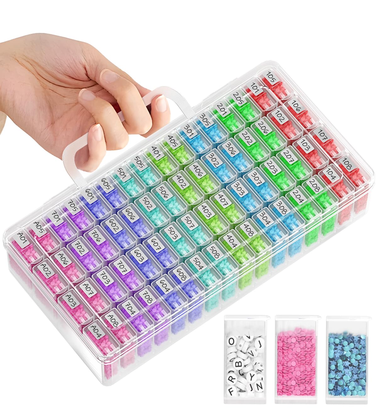5D DIY ダイヤモンドペインティングツールアクセサリー収 - Women Accessories Box のレビューと価格