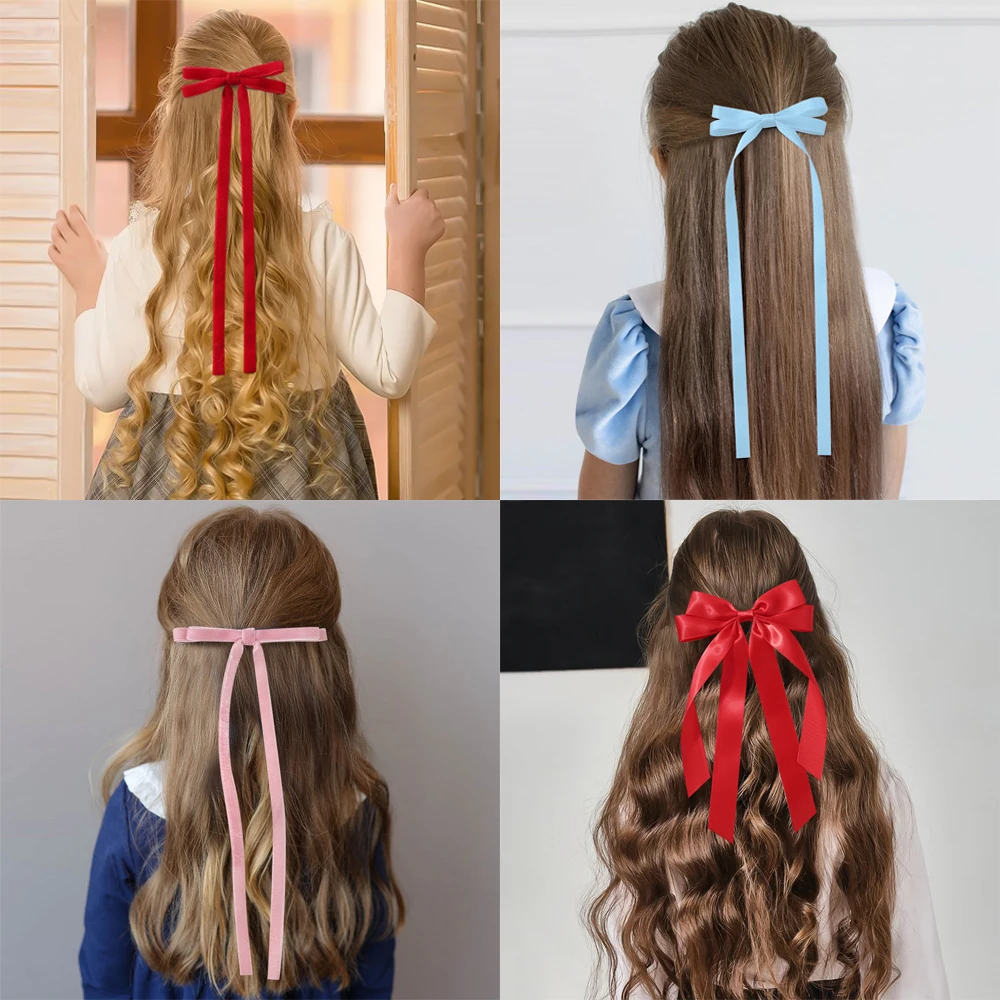 卸売 1 ピース/ロットバレエスタイルガール弓ロングリボンヘ - Women Accessories Wholesale China のレビューと価格