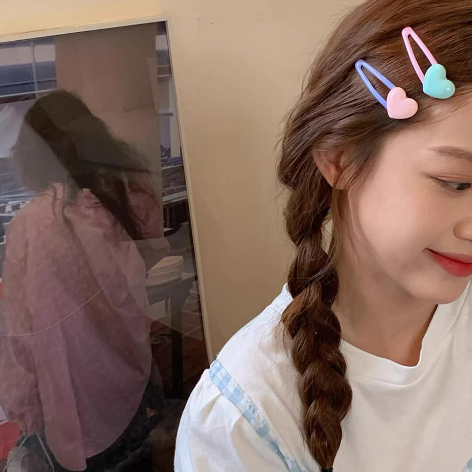 5 個漫画ハートヘアクリップノンスリップハート装飾樹脂ヘアバ - Women Accessories Wholesale China のレビューと価格