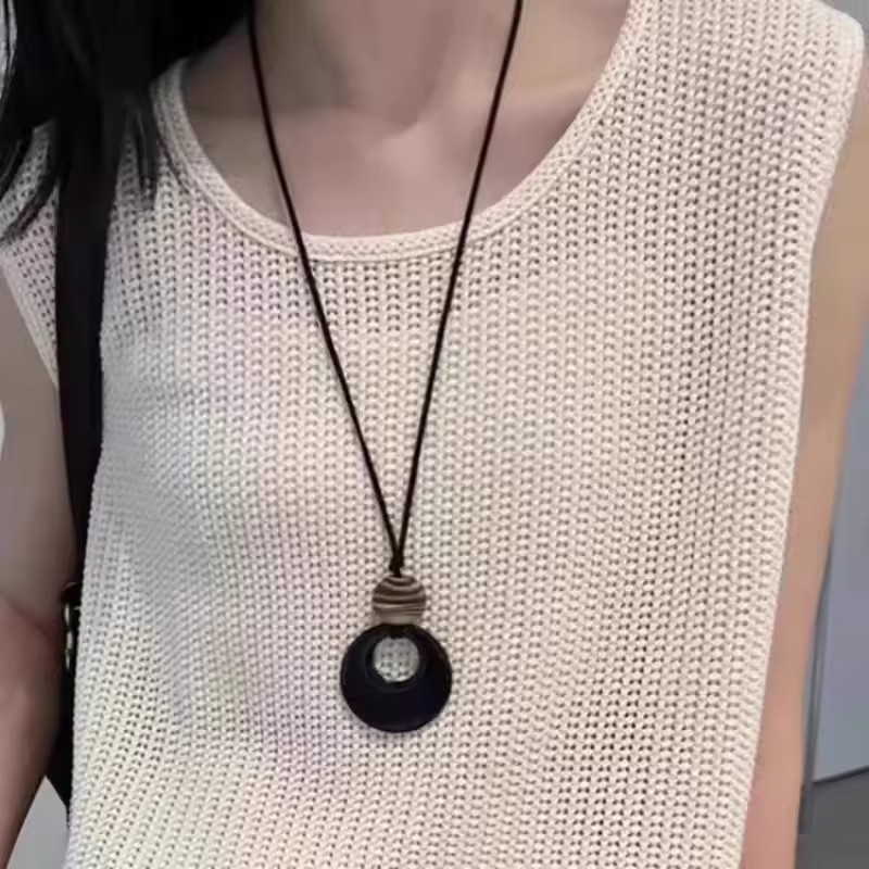 パンクボルテックスサンクロスペンダントチェーンビーズネックレ - Women'S Emo Accessories のレビューと価格