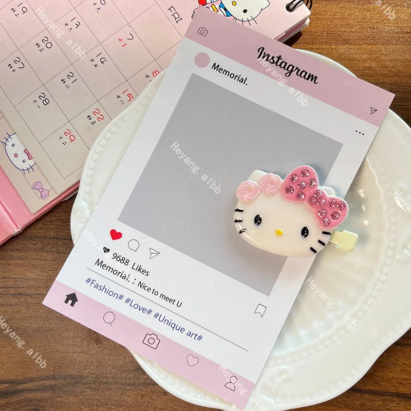かわいいハローキティのヘアクリップ、女の子の前髪用サイドクリ - Women Accessories Wholesale China のレビューと価格