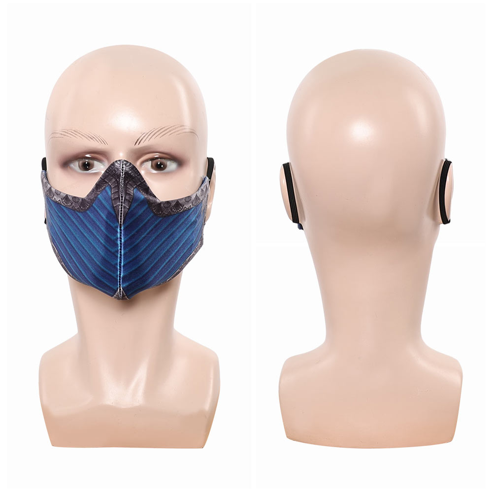モータルコンバット 2 キタナブルーマスクヘルメット仮装ヘッ - Women'S Accessories Clothing のレビューと価格