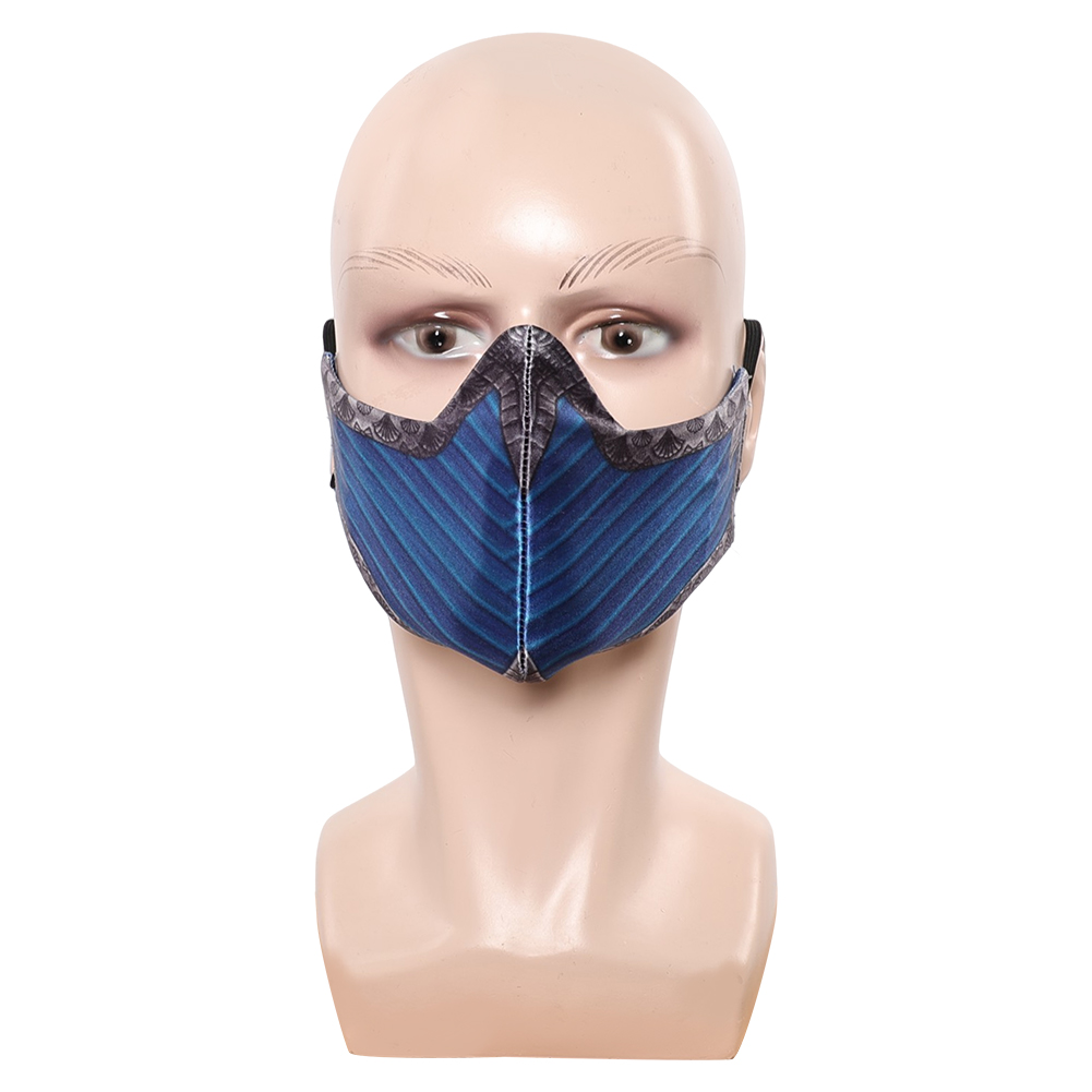 モータルコンバット 2 キタナブルーマスクヘルメット仮装ヘッ - Women'S Accessories Clothing のレビューと価格