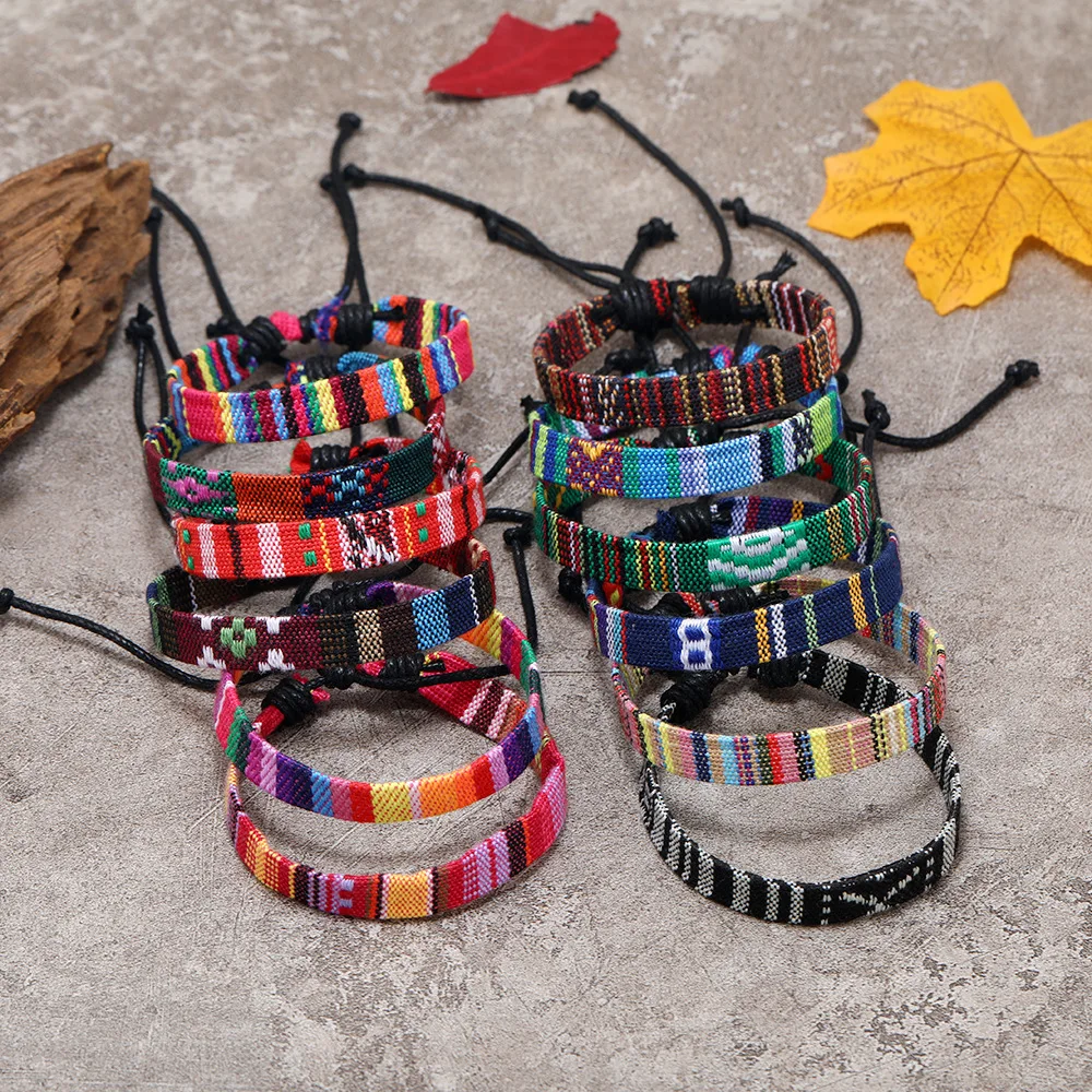 女性と男性のためのカラフルなネパルブレスレットセット,エスニ - Women Accessories Nepal のレビューと価格