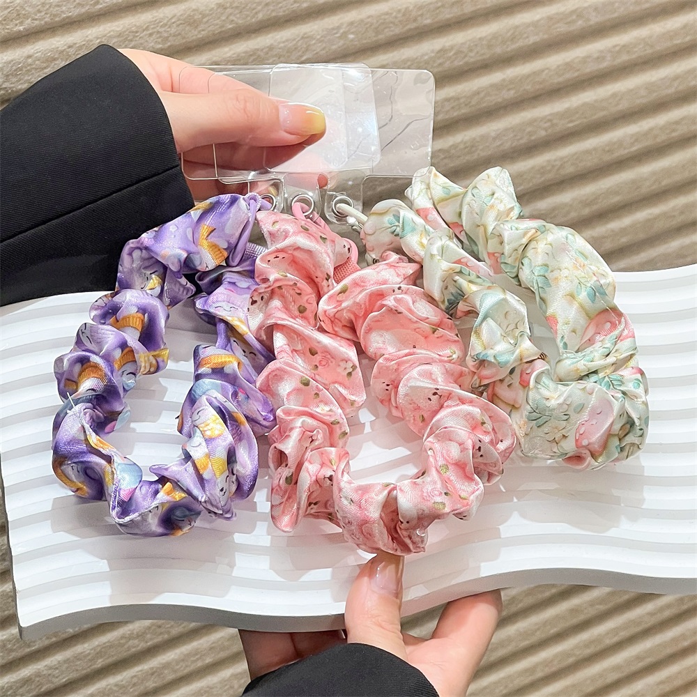 女性用シルクサテンシュシュ、ユニバーサルフォンストラップ（ク - Women'S Key Accessories のレビューと価格