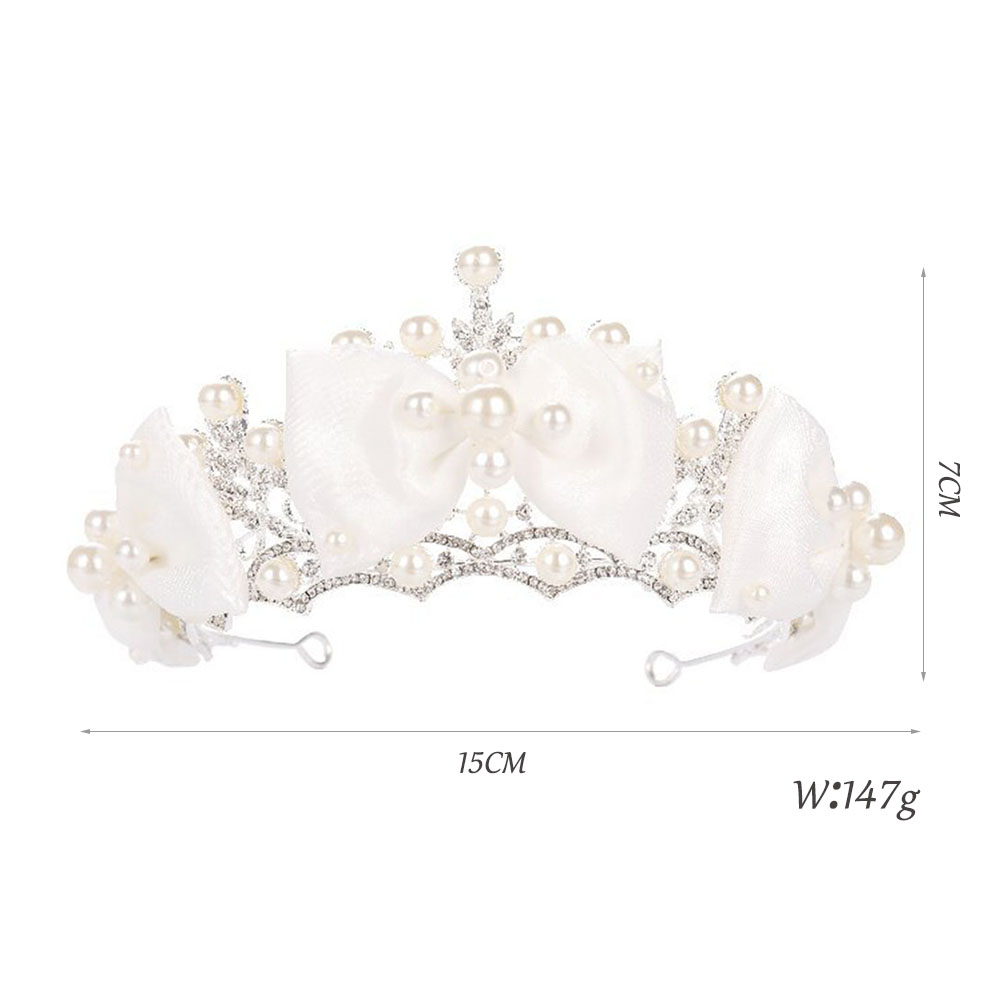 ブライダルクラウンクイーンヘッドバンド女性ボウタイヘアアクセ - Queen Accessories のレビューと価格