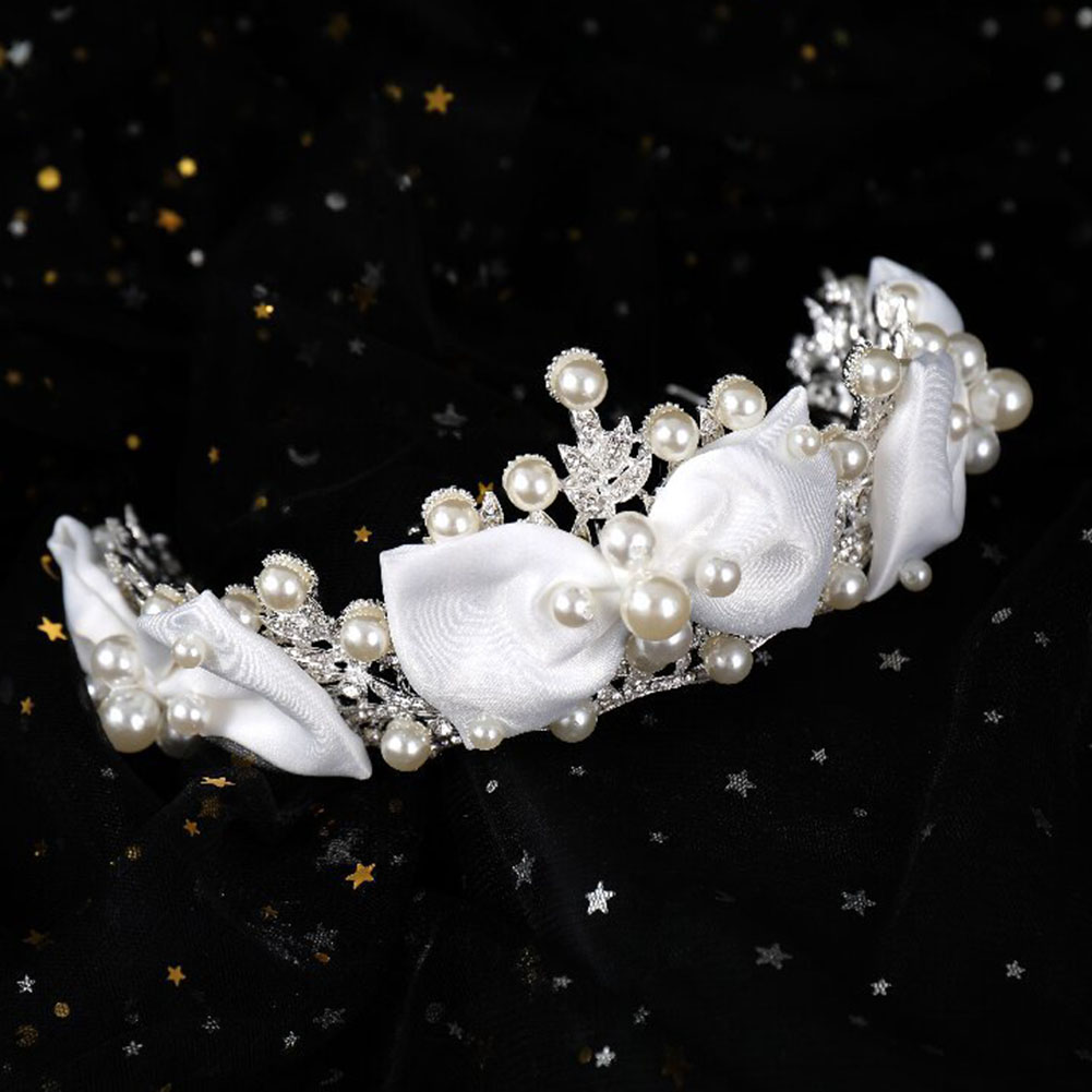 ブライダルクラウンクイーンヘッドバンド女性ボウタイヘアアクセ - Queen Accessories のレビューと価格