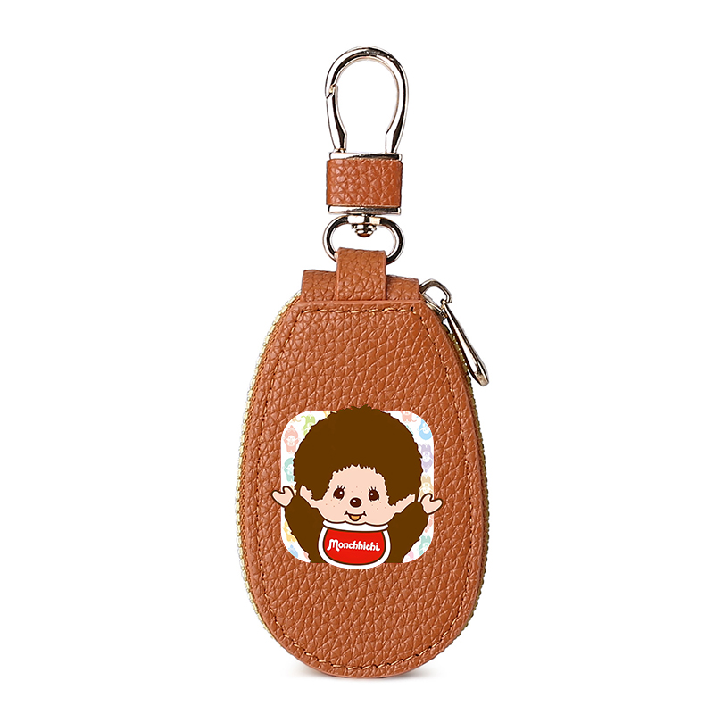 1 個モンチッチ革ジッパーキーウォレット女性ポケットキーホル - Women'S Key Accessories のレビューと価格