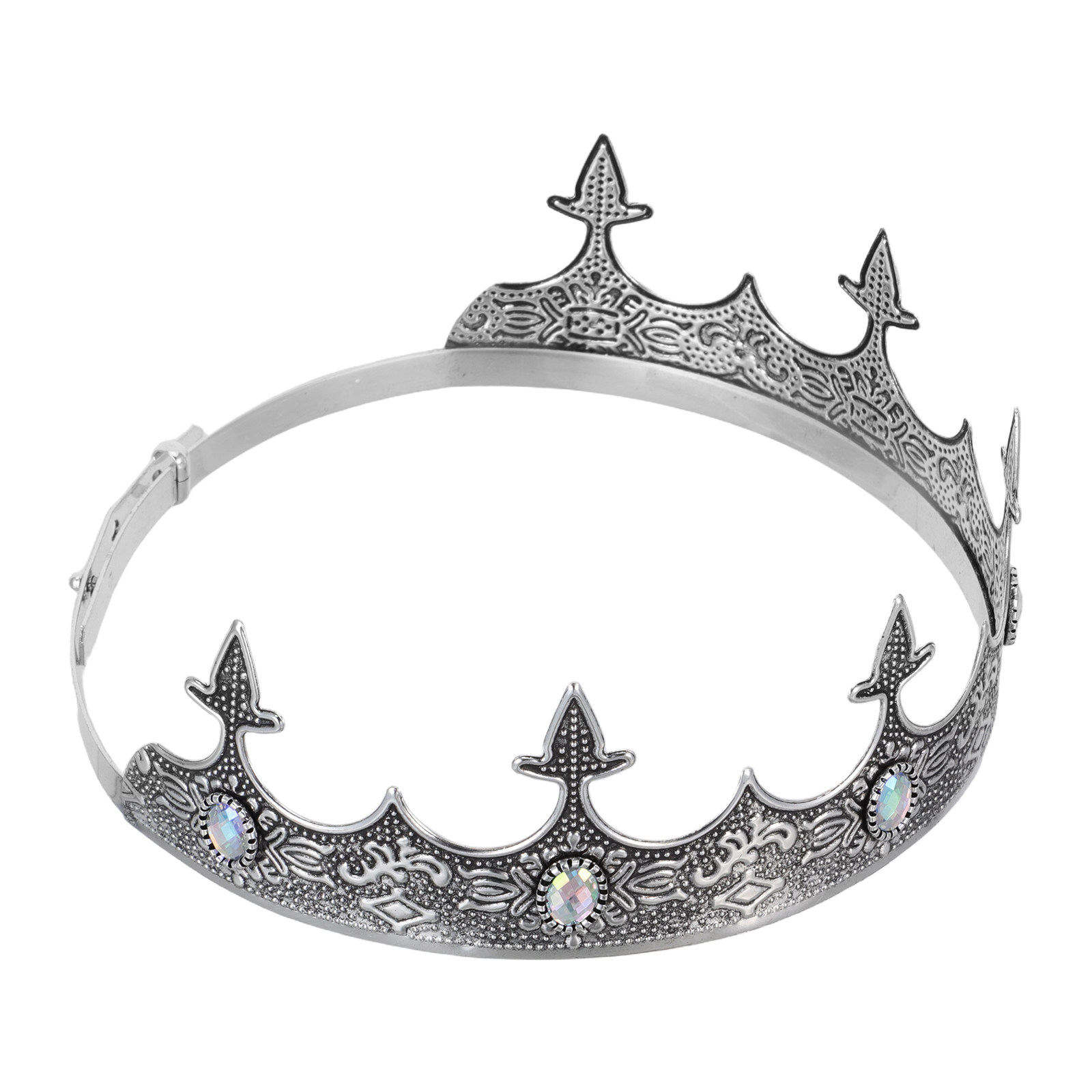 調整可能なパーティーカラーヘアバンド ヴィンテージラインスト - Queen Accessories のレビューと価格