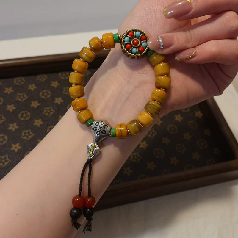 ヤクの骨マッチングネパールブレスレット男性と女性/カップル飾 - Women Accessories Nepal のレビューと価格