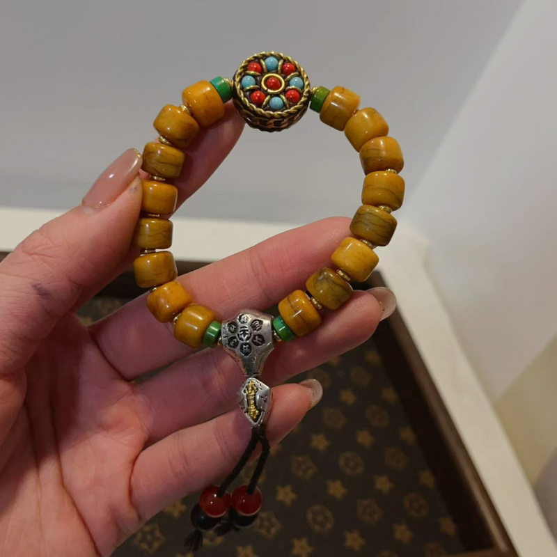 ヤクの骨マッチングネパールブレスレット男性と女性/カップル飾 - Women Accessories Nepal のレビューと価格