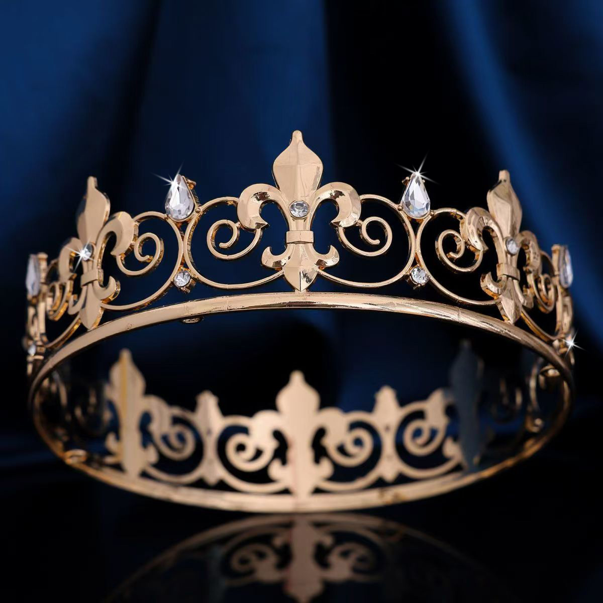 ロイヤルキングクイーンクラウン男性/女性用メタルプリンスクラ - Queen Accessories のレビューと価格