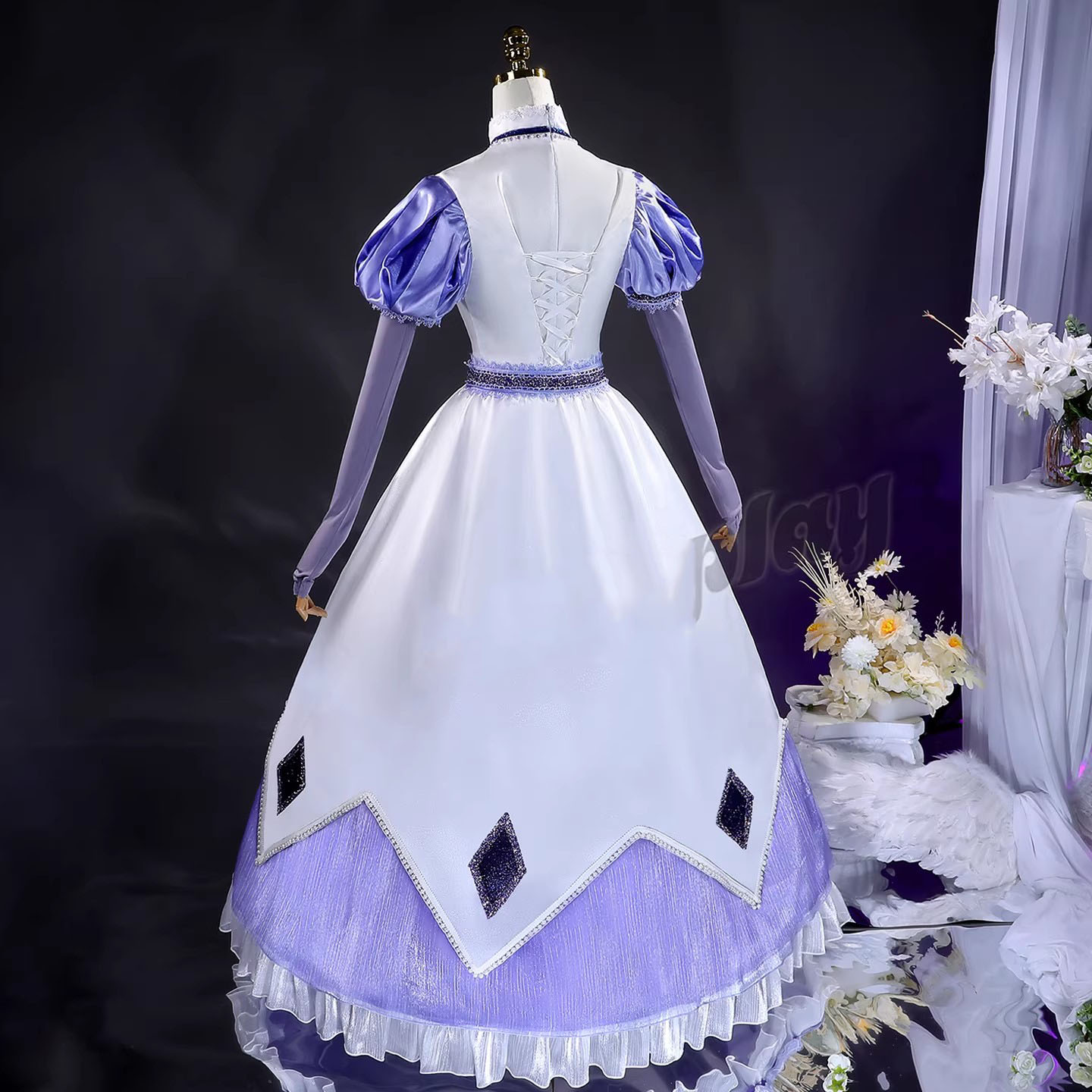 アニメエミリーコスプレ衣装ウィッグ制服ハロウィンカーニバルパ - Women'S Accessories Clothing のレビューと価格