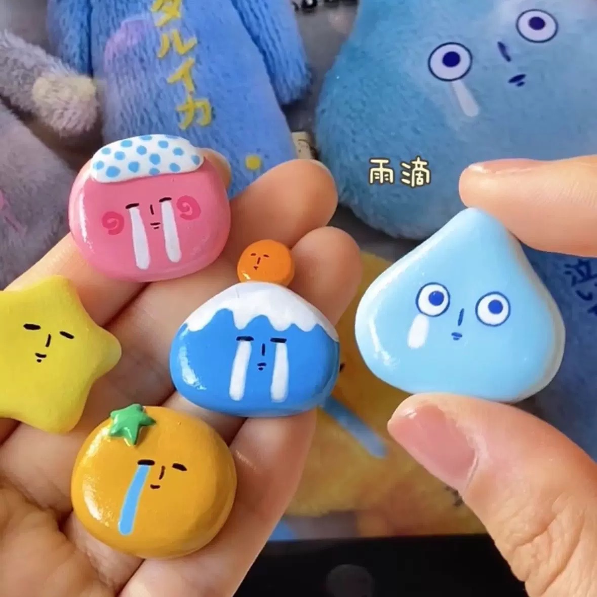 INS クライイングフェイスヘアクリップ 漫画スター 太陽  - Women Accessories Dropshipping のレビューと価格