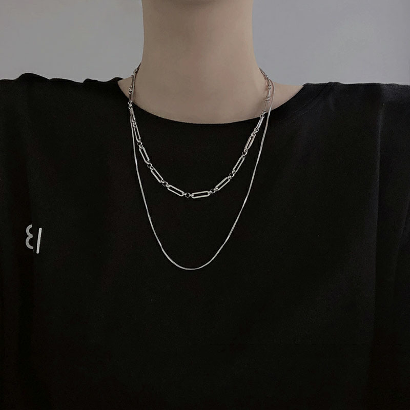 男性と女性のためのステンレス鋼のネックレス,ペンダント付きの - Women'S Emo Accessories のレビューと価格