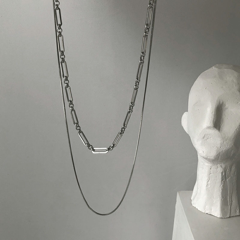 男性と女性のためのステンレス鋼のネックレス,ペンダント付きの - Women'S Emo Accessories のレビューと価格