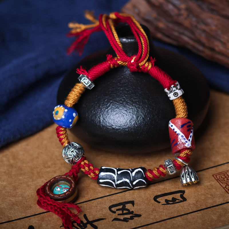 チベットのジュエリー - ネパール製のガラスアクセサリー、牛 - Women Accessories Nepal のレビューと価格