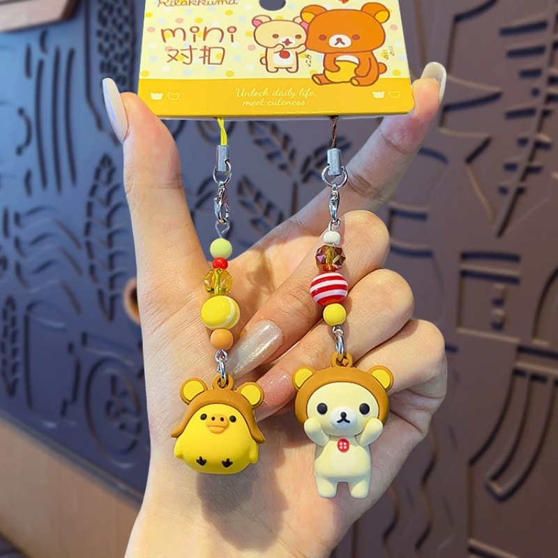 かわいいリラックマ コリラックマ キーホルダー ちょう結びビ - Women'S Key Accessories のレビューと価格