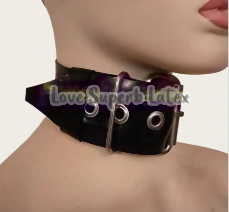 0.4 ミリメートルセクシーなラテックスネックチョーカーゴム - Women'S Accessories Clothing のレビューと価格